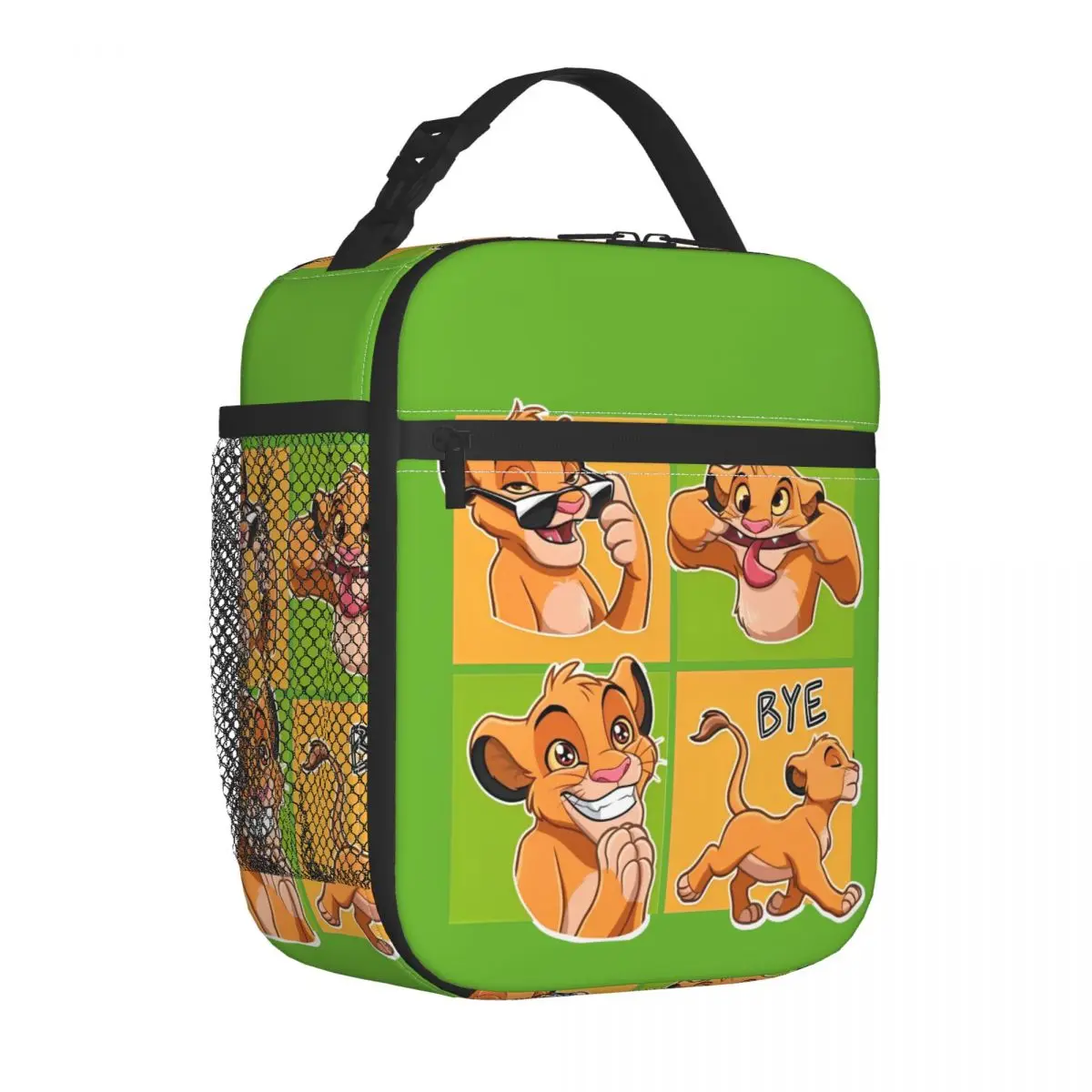 

Lion King Funny Simba Insulated Lunch Bag Cooler Bag Lunch Container High Capacity Lunch Box Tote for Men Women School Outdoor