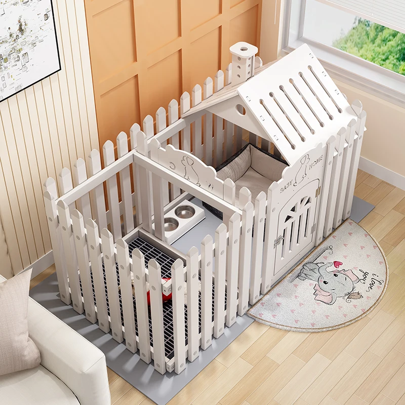 

Home Carrier Outdoor Dog Houses Rabbit Door Cage Cover Villa Dog Houses Play Pen Enclose Jaula Para Perros Dog Furniture Fg25