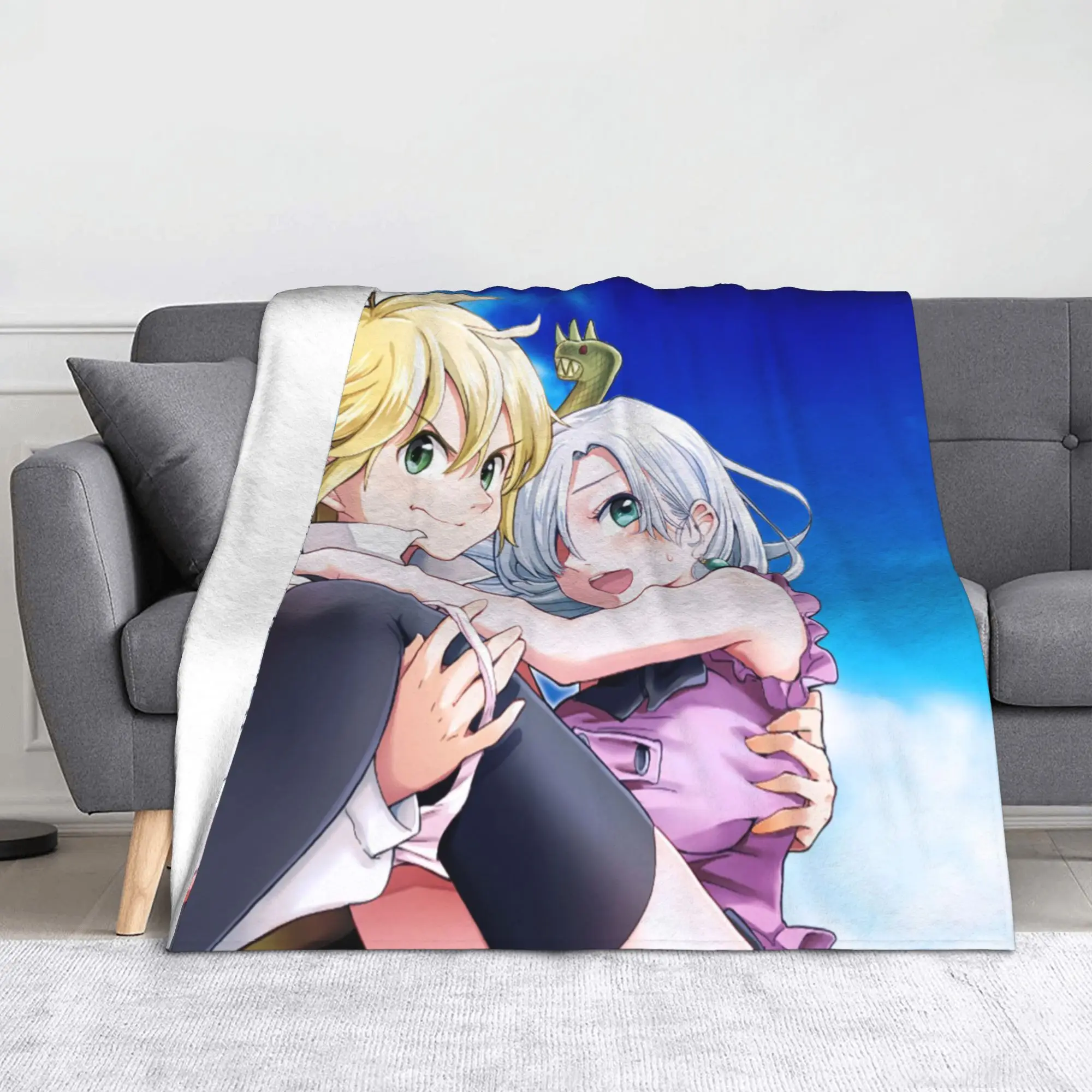 

Meliodas Liones аниме одеяло флисовый декор Nanatsu no Taizai Sevendeadlysinse теплое одеяло для дивана дорожное одеяло