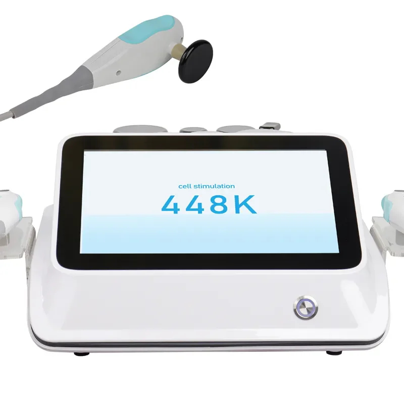 

448Khz CET RET Tecar Device INDIBA Physical Therapy Machine Rf High Radio Frequency Diatermia Pro Loss Weight Health Care System