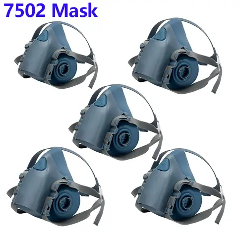 Industrial 7502 Respirator Gas Mask Body Spray Paint Decoration Dustproof Mask 7502 Half Mask Fit For 3M 6001/6002/6006 Filters