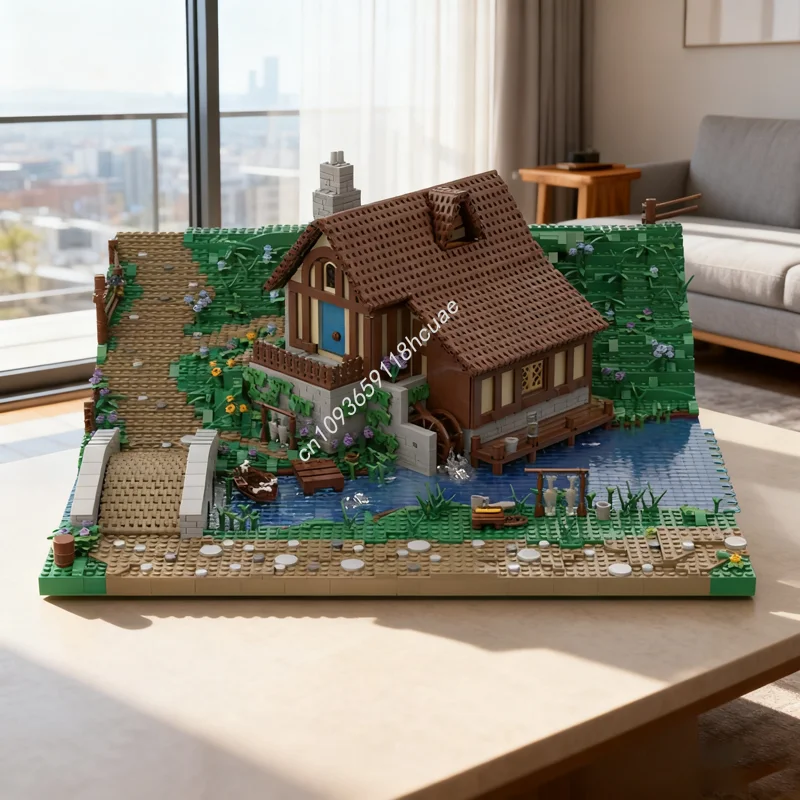 

4929 шт. MOC Hobbiton секция 4 модель строительные блоки архитектура DIY рождественские подарки креативная идея игрушки кирпич дети день рождения