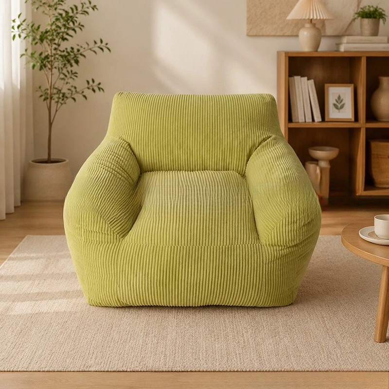 Square broken sponge compression sofa corduroy fabric multi-color optional vacuum compression high resilience