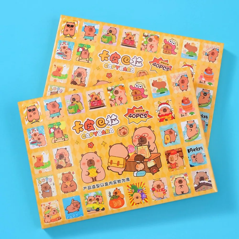 

NEW Silicone Doll Keychain Capybara Small Gifts Christmas Surprise Blind Box Cartoon Santa Claus Anime Doll
