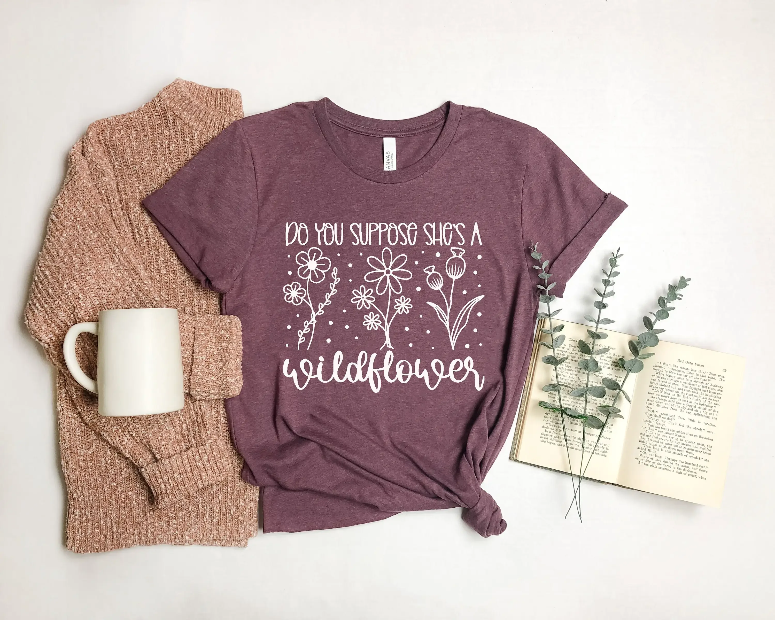 Do You Suppose She Is A Wildflower T Shirt Women'S Boho