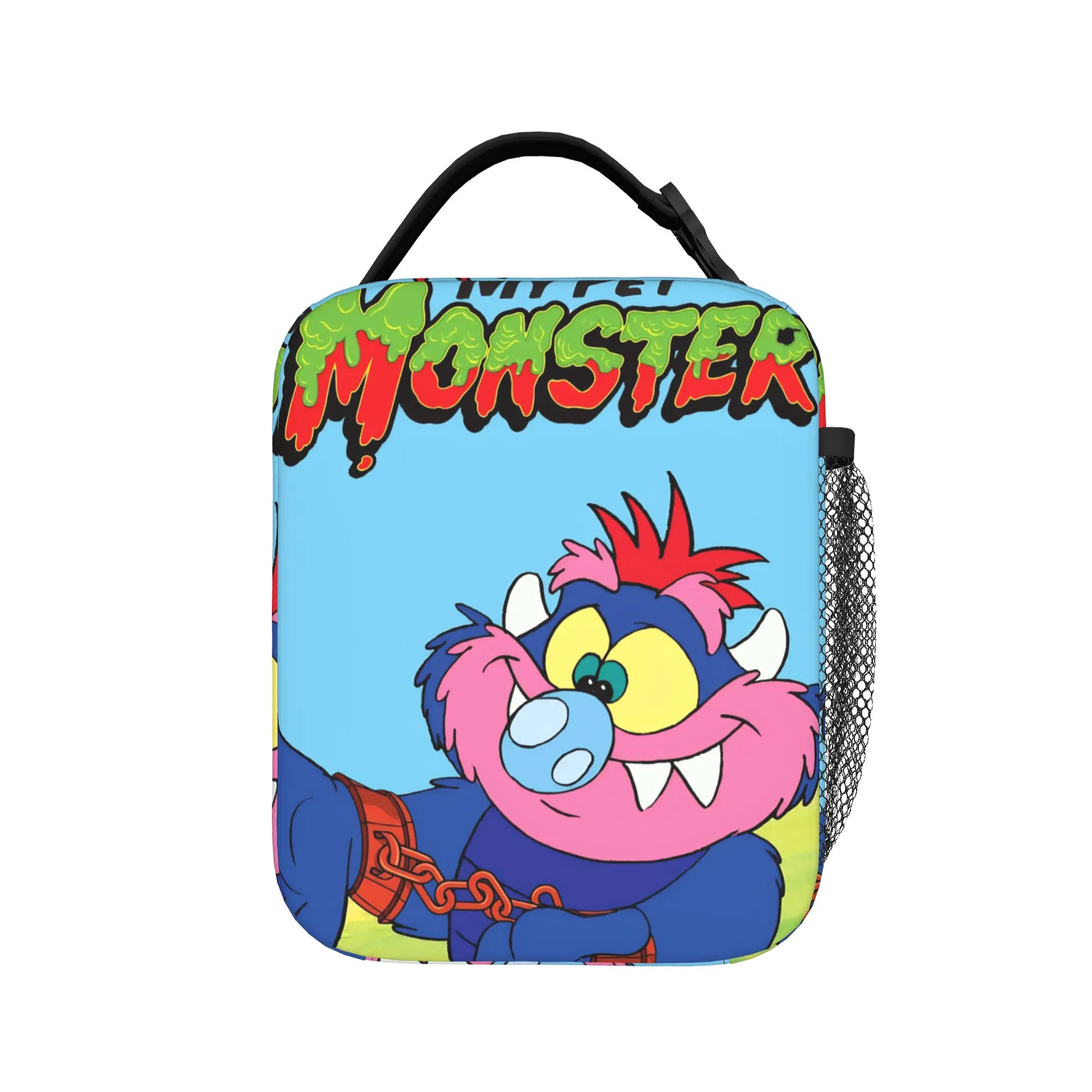 Bolsa térmica para el almuerzo con diseño de dibujos animados de My Pet Monsters, para el trabajo, bolsa portátil para comida, loncheras térmicas para hombres y mujeres