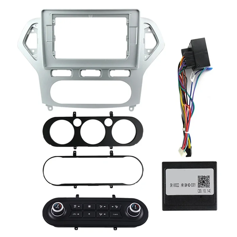 Duurzaam-Auto Frame Fascia Adapter Canbus Box Decoder Adapter Canbus Box Auto Accessoires Voor Ford Mondeo C-MAX 2007-2010