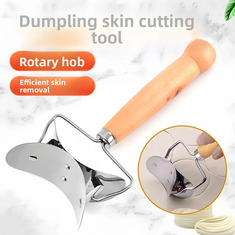 Dumpling Skin Round Cutter,Kitchen Pastry Circle Cutter Tool High-Grade 304 Stainless Steel,For Family Holiday Kitchen Gathering