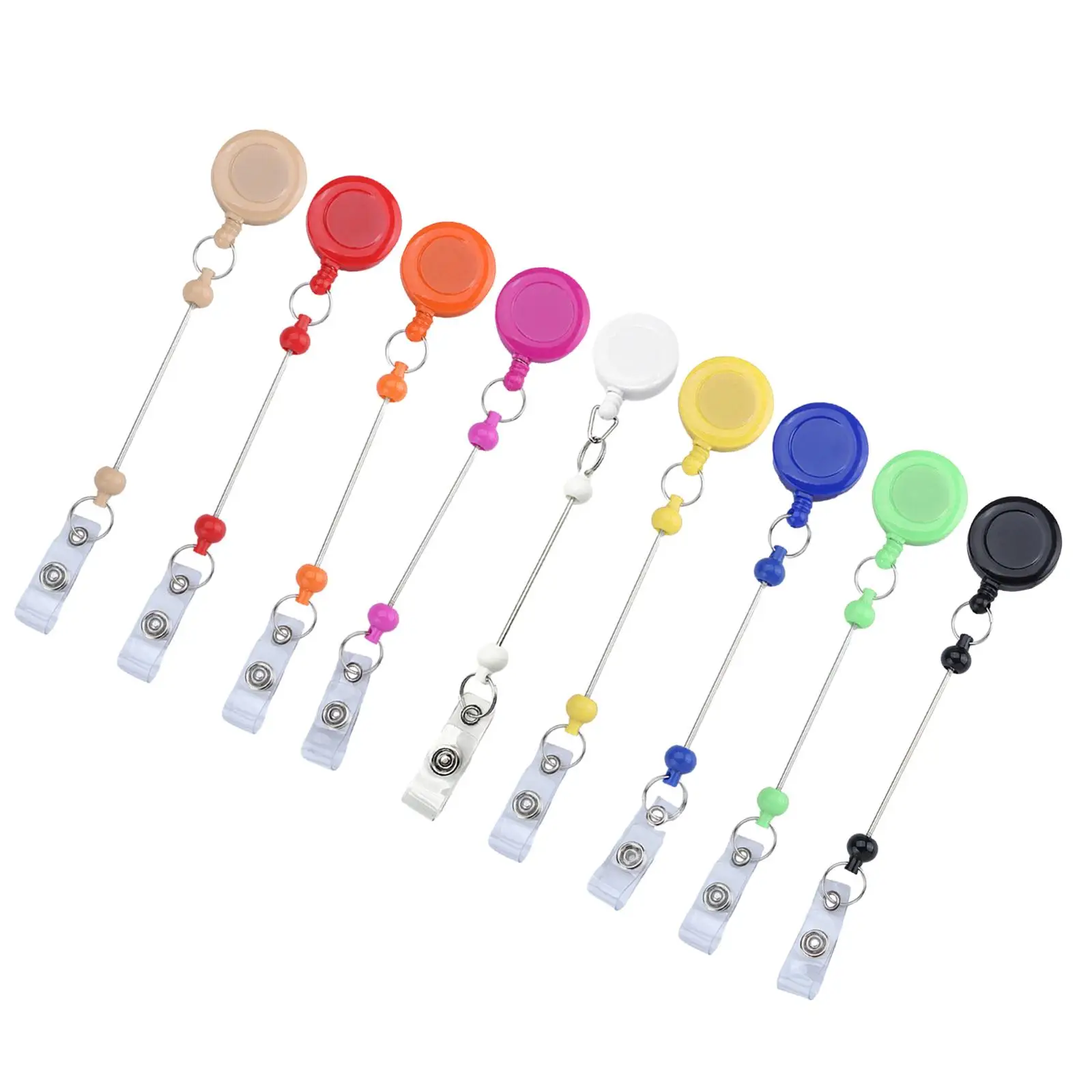 男性と女性のための格納式バッジホルダー、看護、週ギフト、ID名ホルダー、医師、オフィスワーカー、工場ワーカー、9個