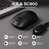 AULA SC800 Gaming Mouse USB-C Wired/2.4G 37g Lightweight 8K Paw3395 Sensor Customized Mice PC E-Sports Gamer Accessories Gifts