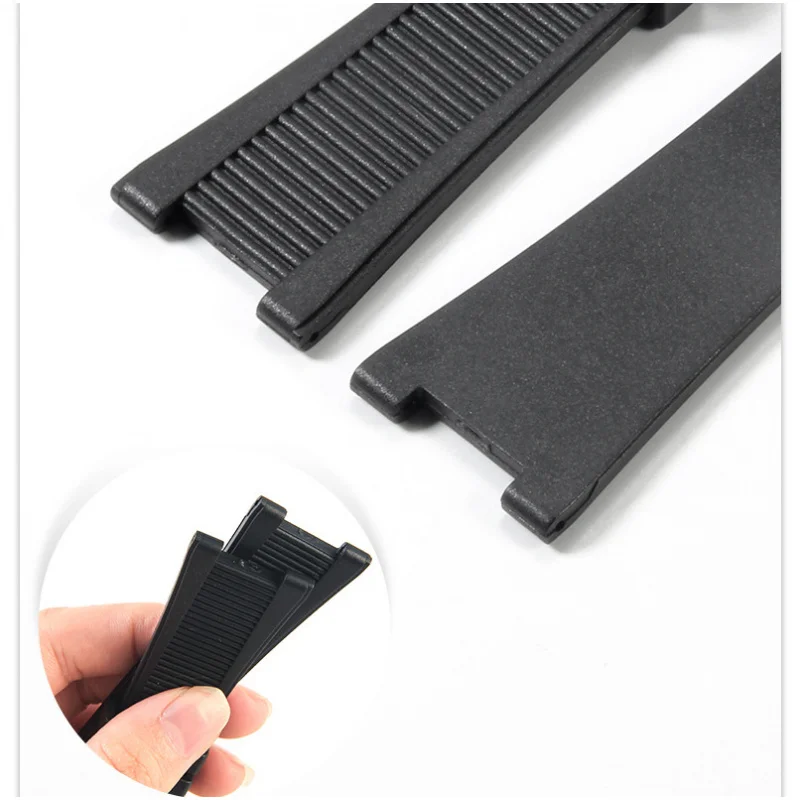 for Patek Nautilus 5711 5712 5726 rubber watch strap with notch Philippe 25x13mm Suitable