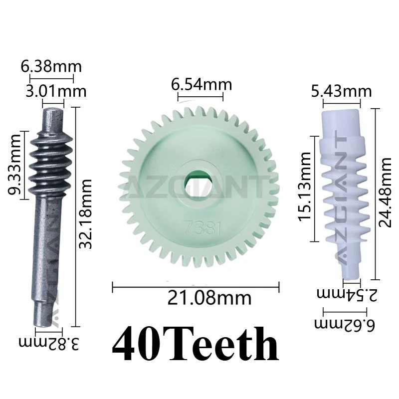 Зеркальный механизм 40 т для Toyota Land Cruiser 4700 LC100 LC150 LC200 prado 2700, внутренний ремонт, зеркала заднего вида, складной двигатель, пластик, зубчатый двигатель