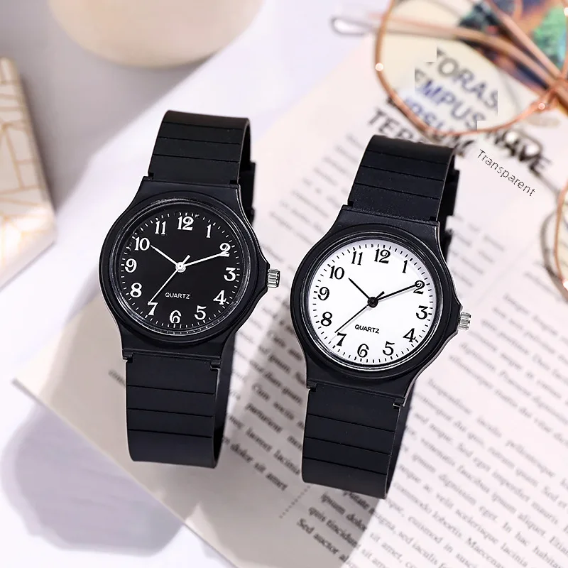 Fashion Primary and Secondary School Student Watch Mute Pointer Children's Watch Drop-Resistant New Quartz Watch Cross-Border Su