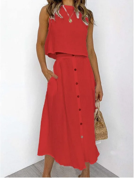 Set da donna in 2 pezzi con top bianco, abito estivo, gilet, gonna, set da due pezzi Y2k, set da 2 pezzi, set di gonne