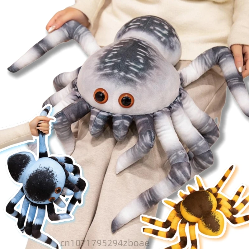 20/30cm Simulation Long Legs spider Plush Doll Pillow Large Pattern Spider Reptile Plush Toy Home Decoration Gift For Child