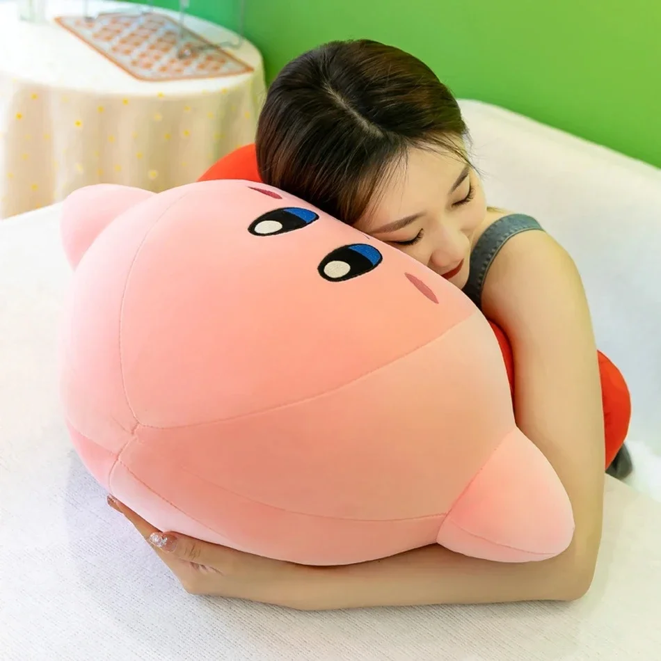 Anime Star Kirby Plush Toys Soft Stuffed Animal Doll Fluffy Pink Plush Doll Pillow Room Decoration Toys For Children's Gift