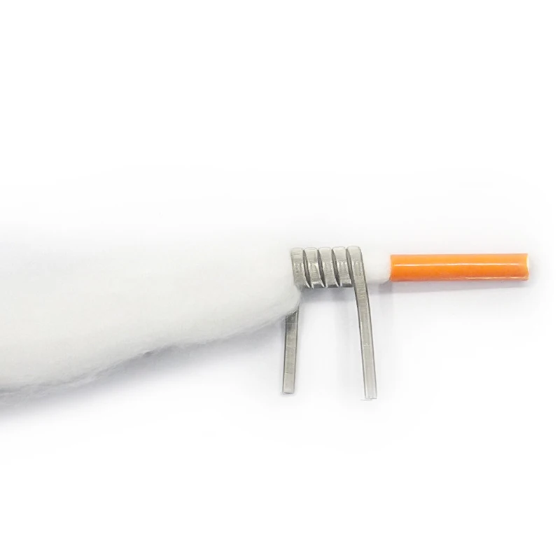 Bmtd 20 Stuks/zak Diy E Sigarettengereedschap Spoel Voorgeladen Katoen Biologisch Katoen Voor Verstuiver Rda Rta Vape Accessoires