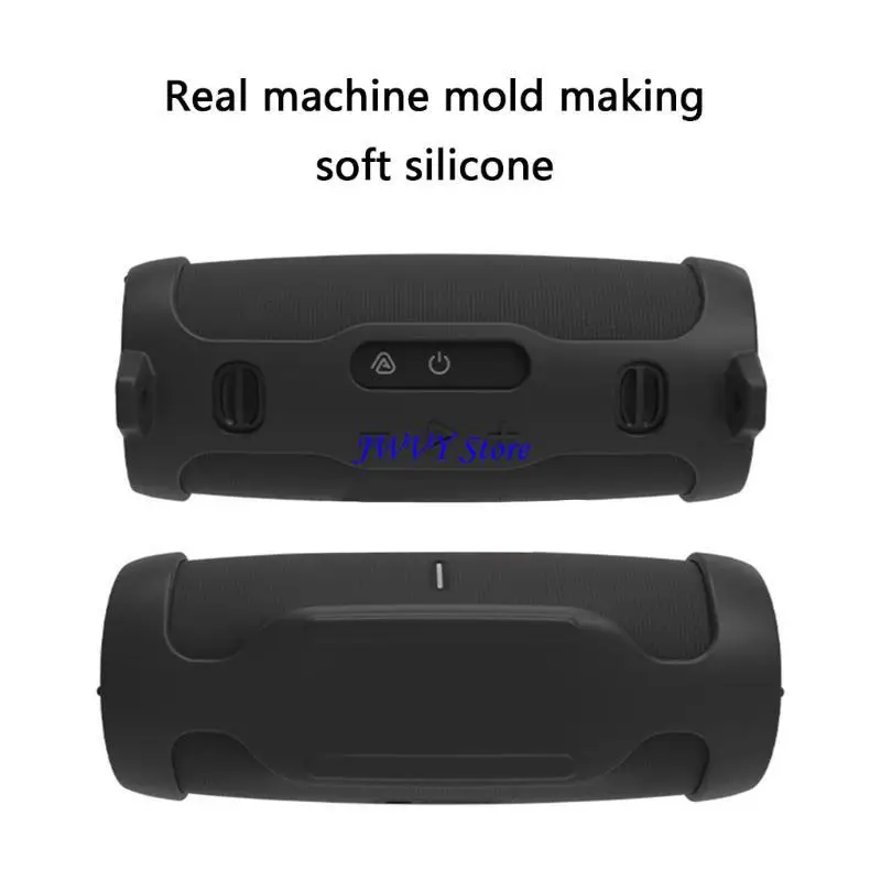 573A Kasing silikon anti goncangan antidrop dengan bahu untuk pengisian daya 6 speaker