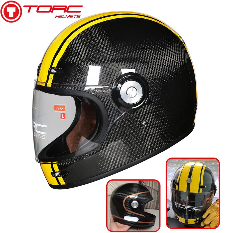 

TORC T135 стекловолокно ретро мотоциклетный шлем DOT ECE анфас Capacetes летние мужские мотоциклетные круизы Cascos для Harley