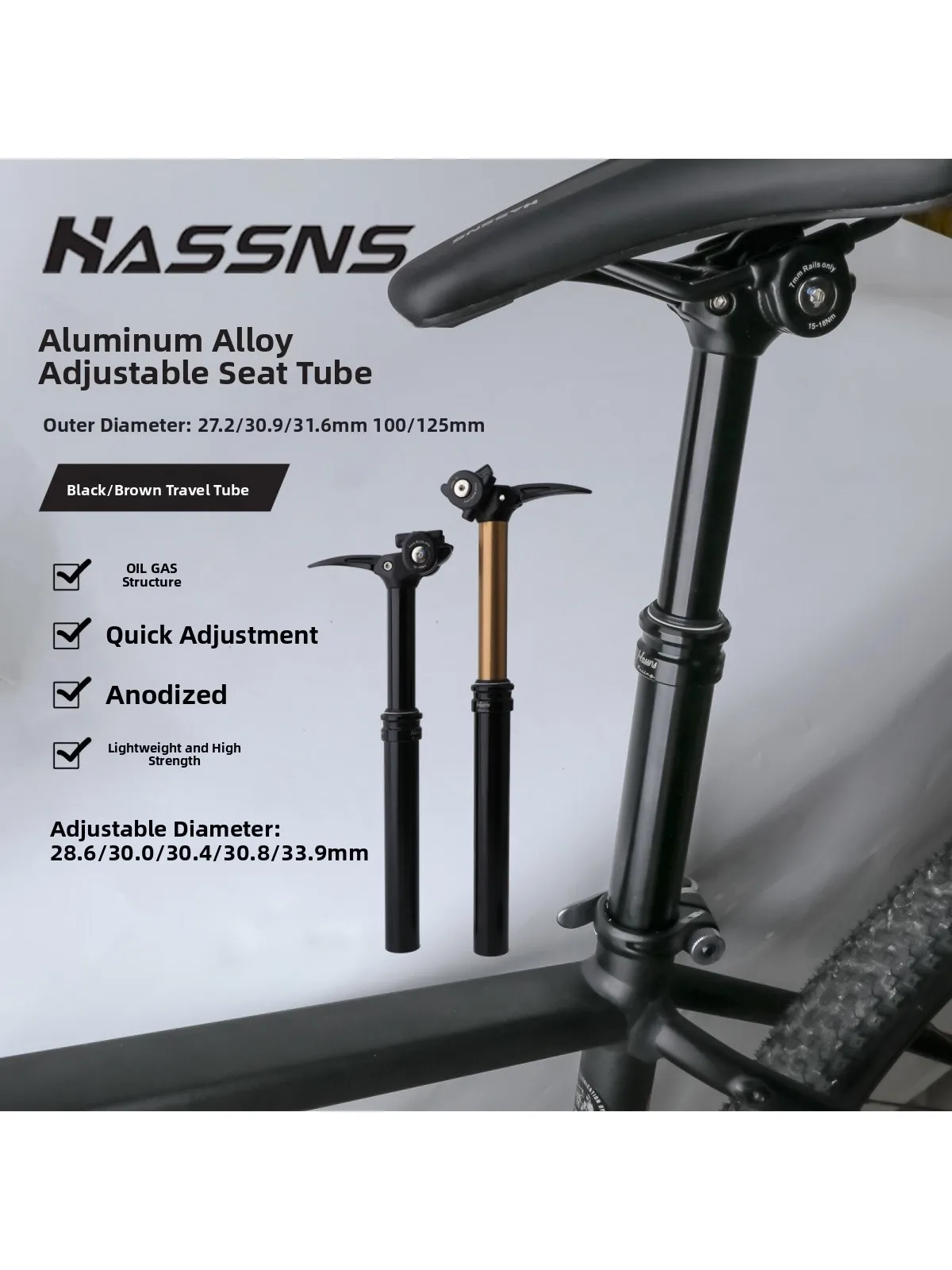 hassns-vtt-potence-de-commande-manuelle-a-pression-d'huile-en-alliage-d'aluminium-reglable-en-hauteur-pour-equipement-de-cyclisme