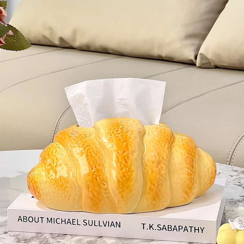 

Cute Napkin Tissue Boxes Ornament Kitchen Creativity Modern Tissue Boxes Disposable Ceramic Home Storage Caja De Pañuelos MHZJH
