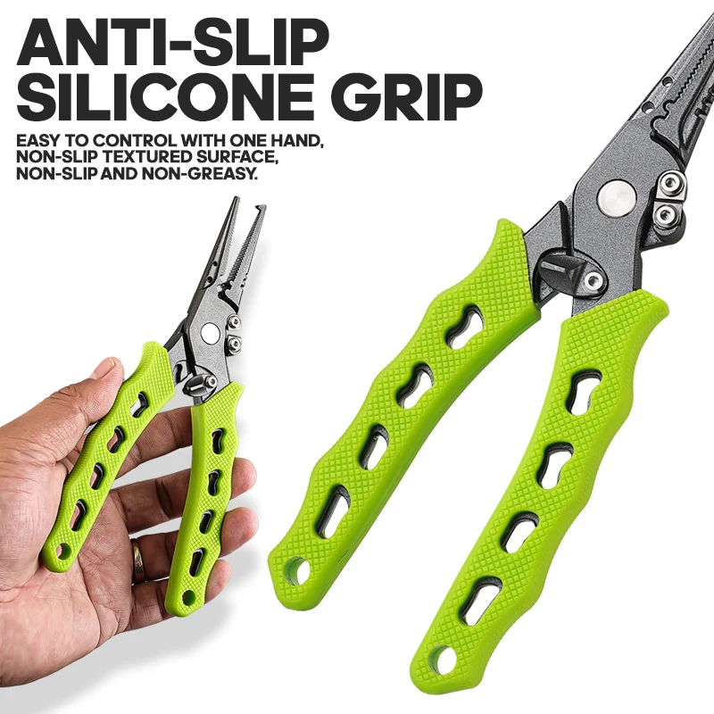 TAIYU 5-color الفولاذ المقاوم للصدأ إغراء كماشة كماشة الصيد قطع خط هوك مزيل ملحق الفولاذ المقاوم للصدأ نمط معدات صيد الأسماك البحرية #5