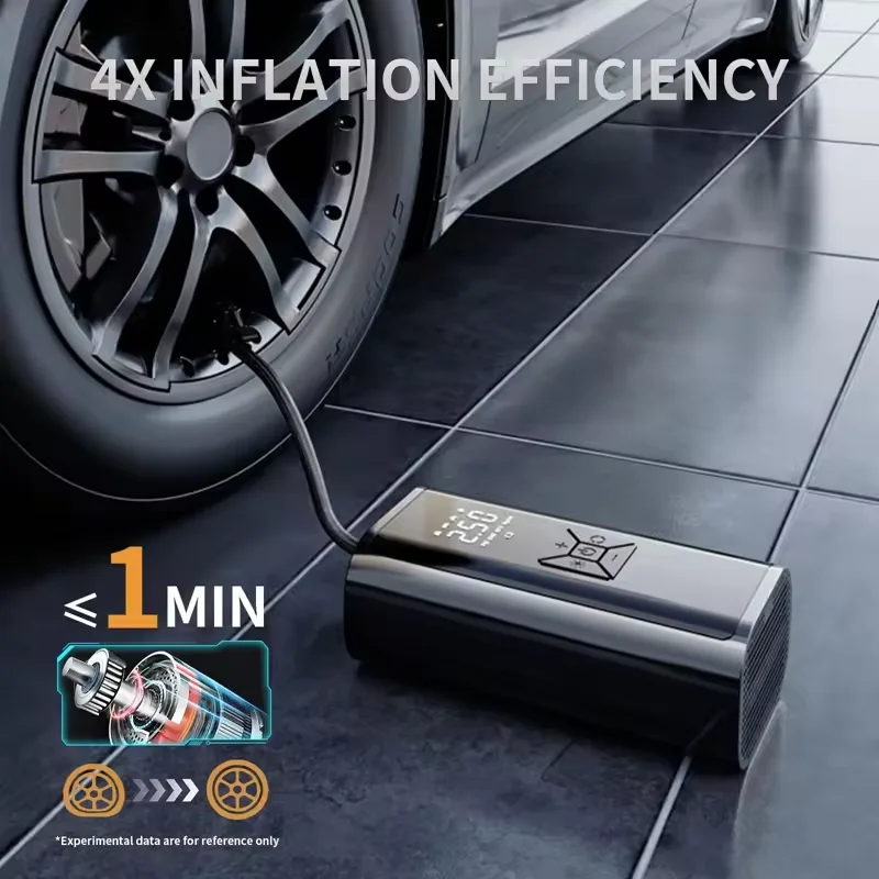 YIJU Wireless Air Pump 150psi Portable Electric Tire Inflator For Car Bicycle Motorcycle Mini Air Compressor Tire Air Injector