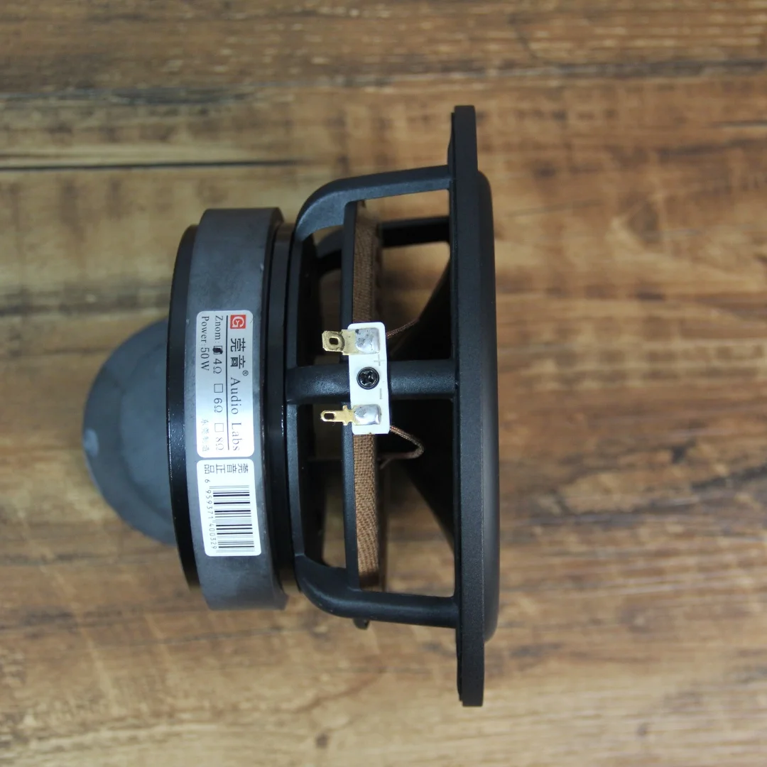 AudioLabs Altoparlante Mid-Bass da 6,5 pollici 50W RMS Cono in alluminio ceramico Driver HiFi 4/8Ω per sistemi audio fai-da-te