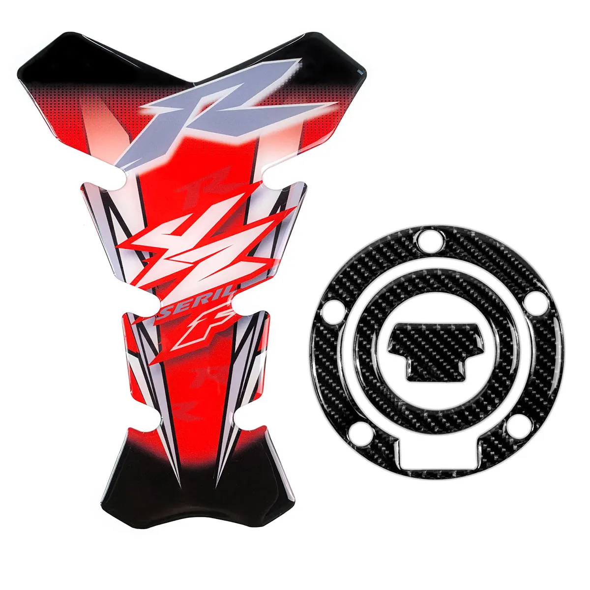 

5D Carbon Fiber Motorcycle Fuel Tank Pad Decals Gas Cap Sticker For YZF-R1 YZFR1 YZF R1 ALL 00-14 14 13 12 11 10 09 08 07