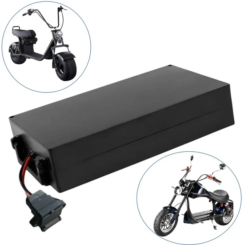 18650 Battery 60V 30Ah Waterproof Lithium Battery for 250W-2500W Harley Two Wheel Foldable Citycoco Electric Scooter