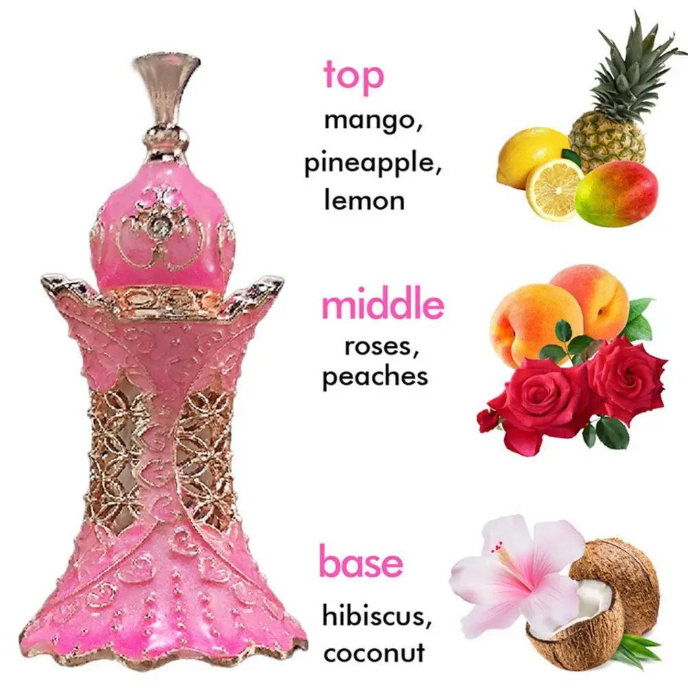 5ML Arabia แบบดั้งเดิมขวดน้ํามันหอมระเหย Miss Travel Vintage Decor ดูไบน้ําหอมน้ําหอม Arabes Mujer น้ําหอมสําหรับสตรี