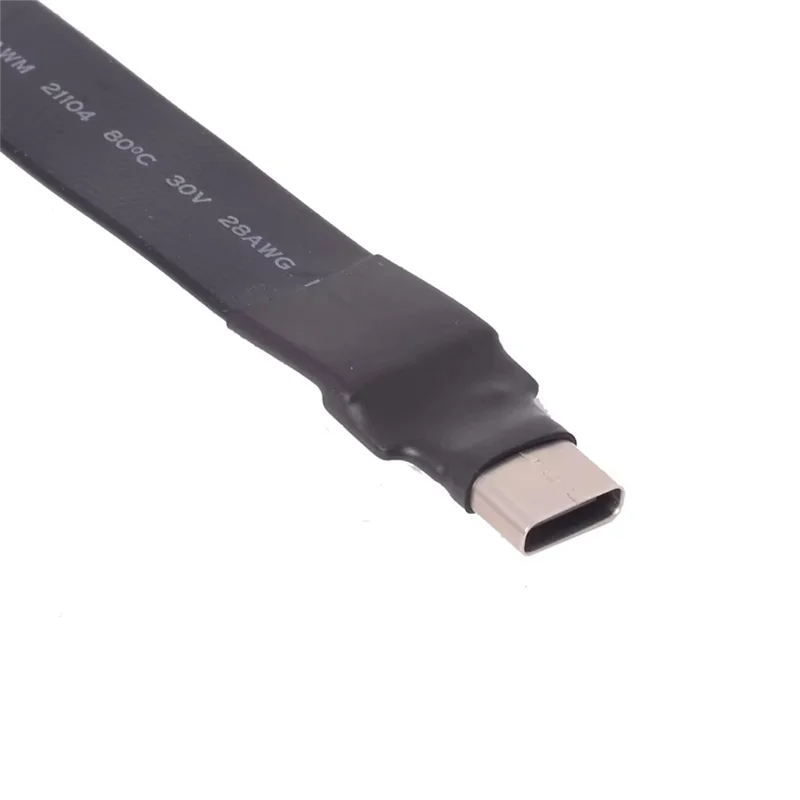 

Плоский удлинительный кабель Durable Type-C «мама» на 19/20P Type-E с внутренней лентой FPC USB 3.0 для сборки ПК ITX/ATX, гнездо типа C на 1