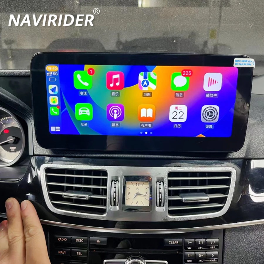 

Qled Screen Android 13 Wireless CarPlay For Mercedes Benz E Class W212 2013 -2015 Car Radio GPS Navi Multimedia Player Head Unit
