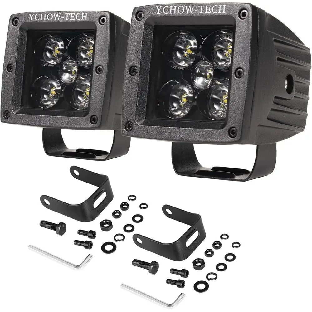 

3-Inch 100W CREE LED Pods for Off-Road Lighting, Suitable for Trucks, Vans, Cars, and More