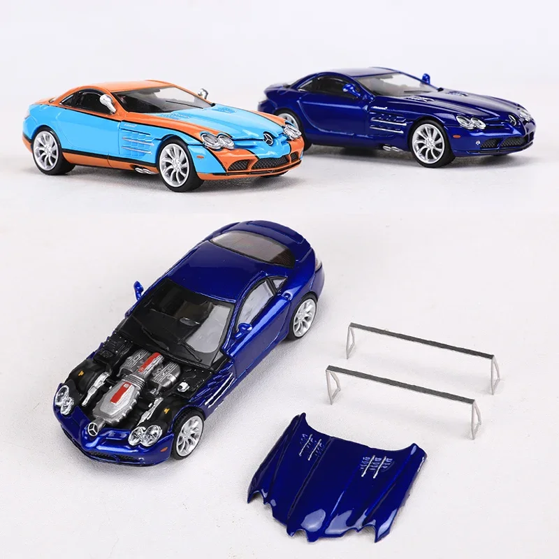 Stance Hunters 1:64 SLR Alloy Model Car Can open the engine cover