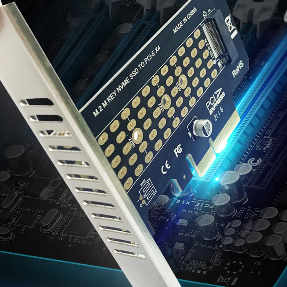 M.2 NVME SSD から PCIe 4.0/3.0 X4 アダプターカード 32Gbps フルスピード デスクトップ PC 用 2280/2260/2242/2230 M.2 NVMe SSD 用