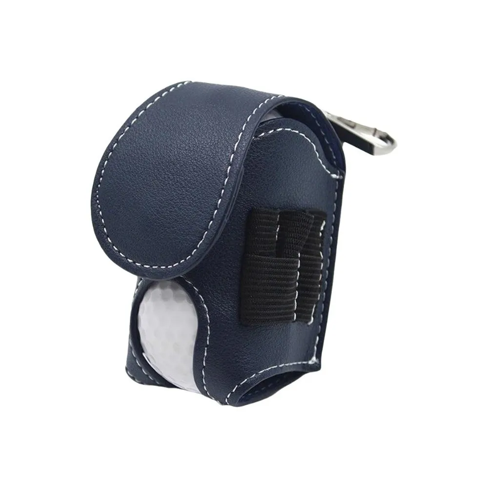 

Portable Golf Ball Pouch Waist-Hanging PU Leather Golf Waist Holder Bag Waterproof Lightweight Golf Tee Set Bag Outdoor Golf