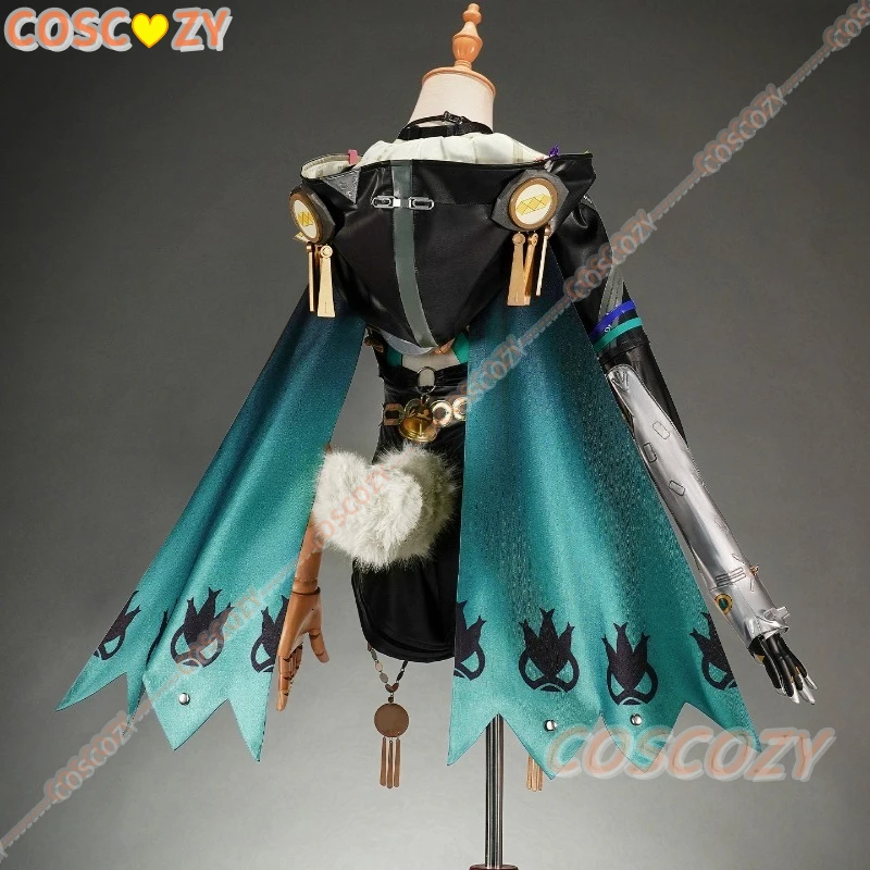 Zenless Zone Zero New Lucia Cosplay Costume Wig Uniform Horn Headwear Tail Spook Shack Halloween Party for Women Girls Role Play view 2