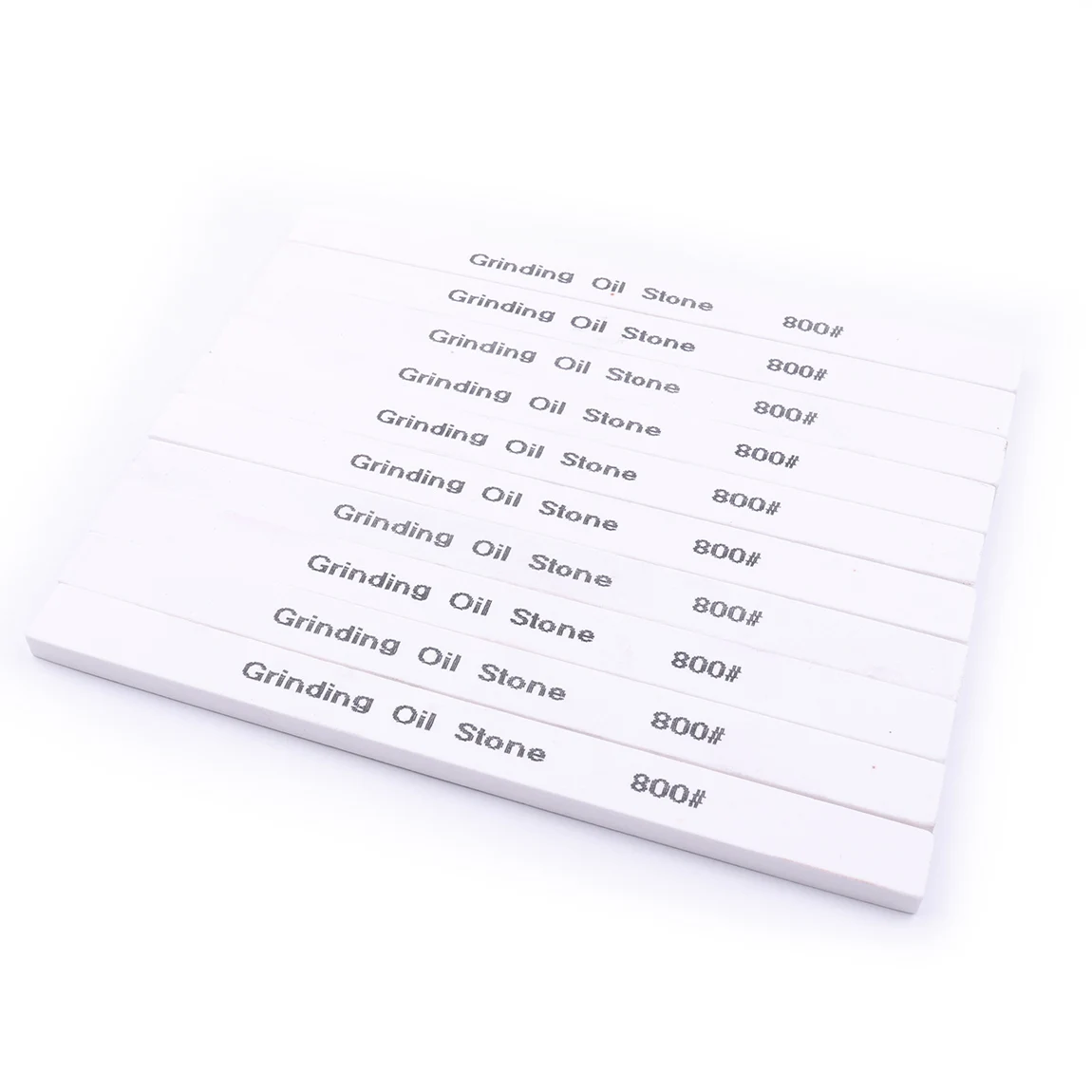 10 sztuk/zestaw 800# Osełka/kamień olejowy/kamień ostrzący biały korund do szlifowania stali łożyskowej HSS 150*12*6mm