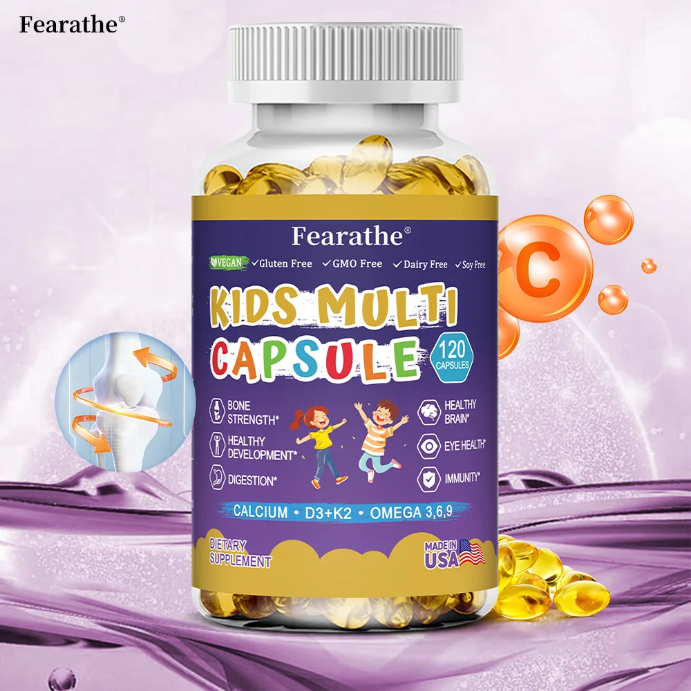 Kids Complete Nutrition Gummies with Vitamin D3, Zinc and Iodine for Immune Support and Growth Support, 60 Gummies