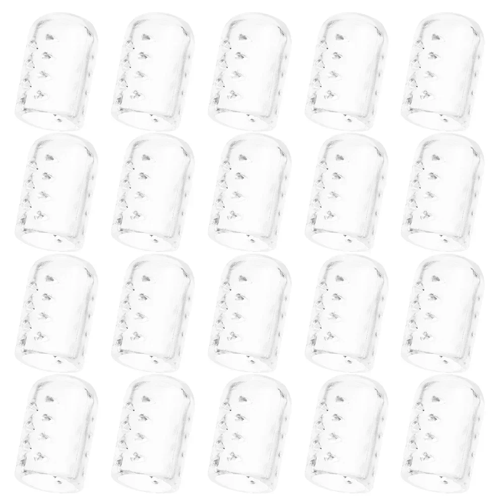 Capuchons de protection élastiques en silicone pour les pieds, respirant, anti-friction, outil de soin des pieds, empêche les ampoules, protecteur transparent