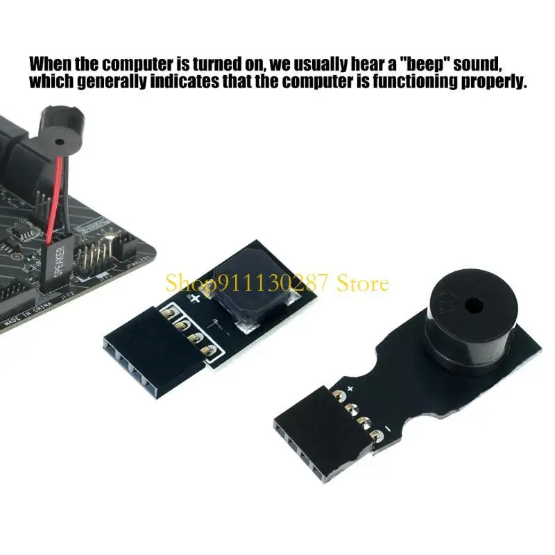 J1HC Easy Installs Motherboards Buzzers Alarm Speaker For Various Model Silents Operation