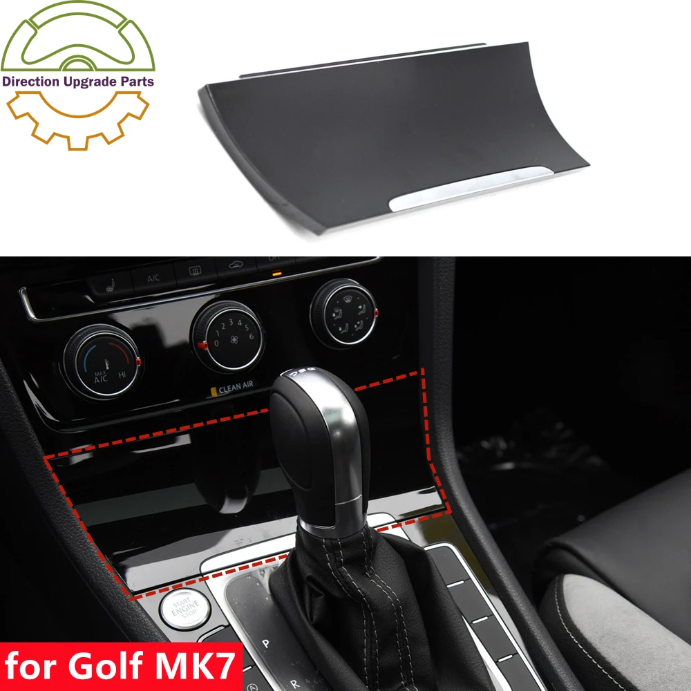 5GG 857 337 TAI for VW Golf MK7 Black Piano Paint Interior Center Ashtray Trim Cover Storage Compartment Ashtray