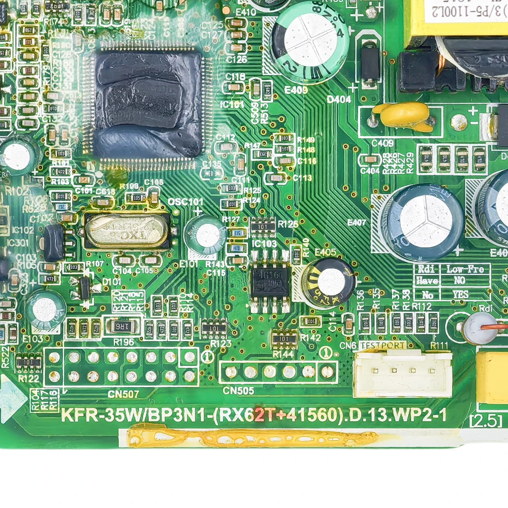 KFR-35W/BP3N1-(RX62T+41560).D.13.WP2-1 วงจร PCB 17122000002718   บอร์ดควบคุมสําหรับชิ้นส่วนเครื่องปรับอากาศ Midea