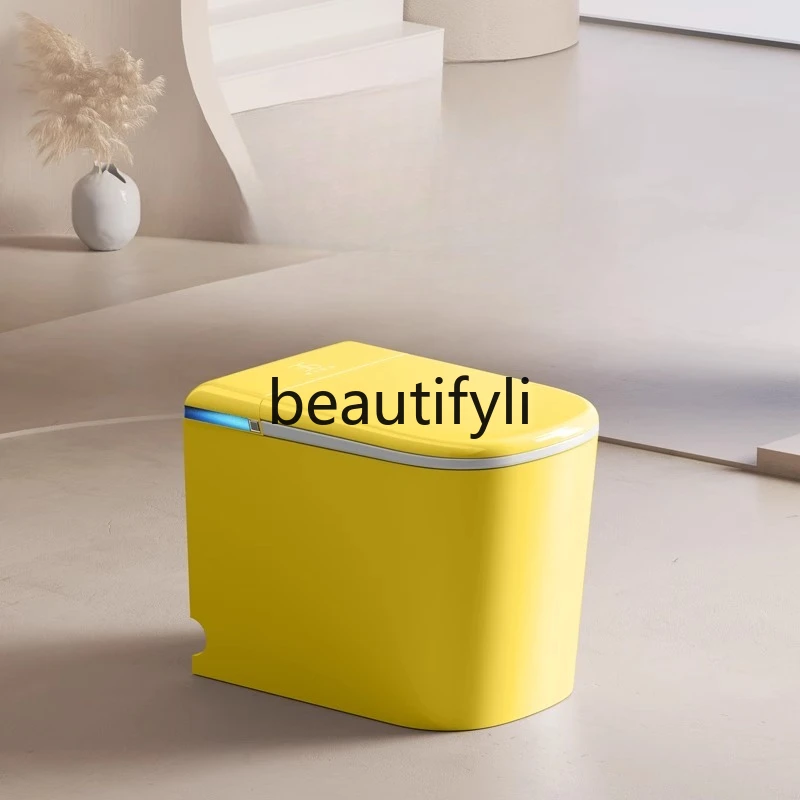 

Colorful Smart Toilet Integrated Fully Automatic Flip Cover Small Size 55CM Toilet