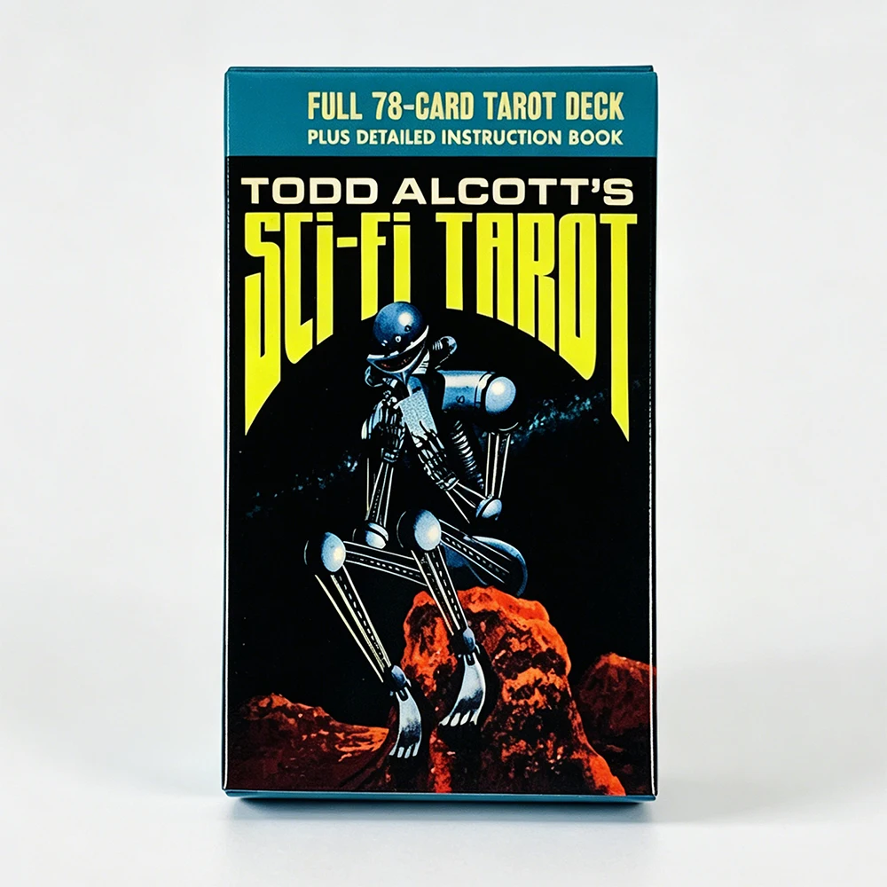 Todd Alcott's Sci-Fi Tarot Cards A 78 Science-Fiction-themed Tarot Deck English Versions Divination Deck Board Playing Game