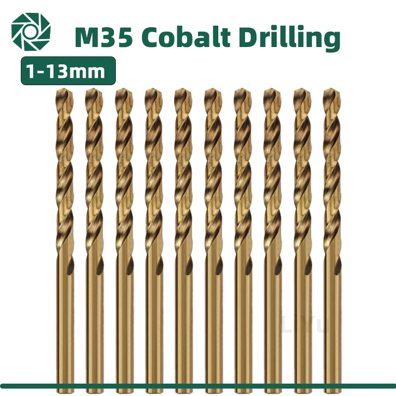 Drill Bit Cobalt High Speed Steel Twist Drill M35 Stainless Steel Tool Set Accessories For Metal Stainless Steel Drilling Tool