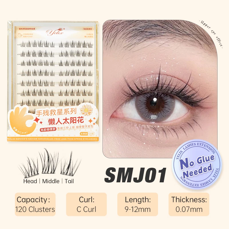 DIY Cluster False Eyelashes, Natural Soft Lashes