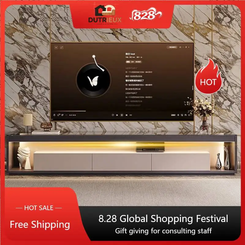 Luxury Simple Modren Tv Cabinet Light Storage Living Room Tv Cabinet Nordic Unique Designer Fernsehr Schrank Home Furniture