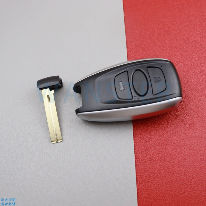 3 4 Button 1:1 Original Size for Subaru Impreza Forester BRZ Crosstrek WRX Outback XV STI Legacy Car Key Fob Shell Case Housing view 2